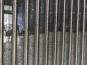 Carpark Shutter Washdown Close Up
